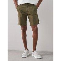The Very Collection Cotton Rich Slim Fit Chino Shorts With Stretch - Khaki