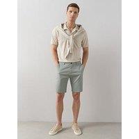 The Very Collection Slim Fit Chino Short With Stretch - Green