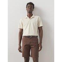 The Very Collection Cotton Rich Slim Fit Chino Short With Stretch - Brown