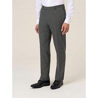 Skopes Tailored Fit Cassius Grey Chalkstripe Suit Trousers