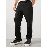 Mango Jon Open Hem Joggers - Black