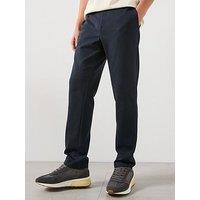 Mango Jens Fine Rib Performance Open Hem Joggers - Navy