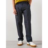 Mango Electra Straight Fit Rinse Wash Jeans - Dark Wash