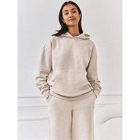 Chelsea Peers Long Sleeve Over Head Hoodie - Beige