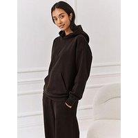 Chelsea Peers Long Sleeve Overhead Hoodie - Brown