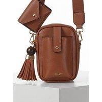 Luella Grey Elise Conker Portrait Crossbody - Brown