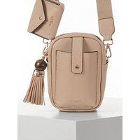 Luella Grey Elise Portrait Crossbody Bag - Mushroom