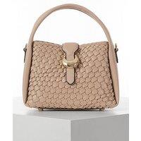 Luella Grey Maggie Mushroom Weave Crossbody Bag