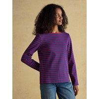 Joules Boat Neck Breton Top - Red/Blue