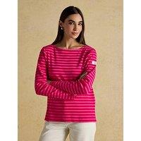 Joules Boat Neck Breton Top - Red