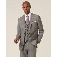 Skopes Tailored Fit Haley Brown Check Suit Jacket
