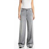 Replay Nalaja Wide Leg Jeans - Grey