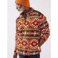 Joe Browns Cozy Funnel Fleece 1/4 Zip Sweat - Multi