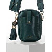 Luella Grey Elise Peacock Portrait Crossbody - Blue