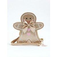 River Island Older Girls Gingerbread Cross Body Bag - Gold