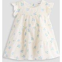 The Very Collection Tiered Floral Dress - Cream