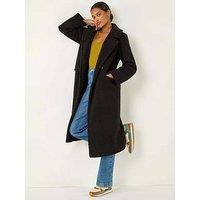 Roman Borg Single Breasted Coat - Black