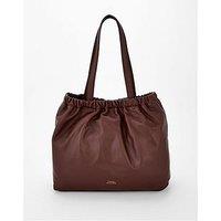 Tommy Hilfiger Soft Leather Tote - Brown