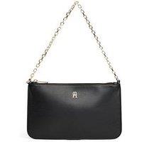Tommy Hilfiger Icon Chain Shoulder Pouch - Black