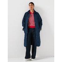 Tommy Hilfiger Padded Flag Quilted Coat - Blue