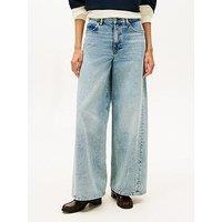 Tommy Hilfiger Glis 70'S Wide Leg High Waisted Jeans - Blue