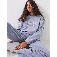 Tommy Jeans Crew Boxy Top - Periwinkle Dusk