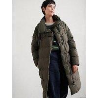 Seasalt Cornwall Hollywell Bay Coat - Khaki