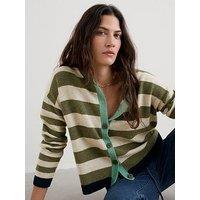 Seasalt Cornwall Striped Knit Cardigan - Multi