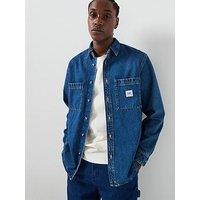 Lee Workwear Denim Shirt - Dark Blue