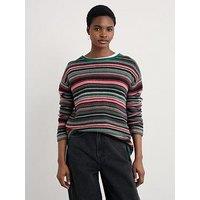 Seasalt Cornwall Fruity Jumper Ii - Ripple Marks Squash Multi - Blue