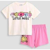 The Very Collection Little Miss Pyjamas - White/Pink