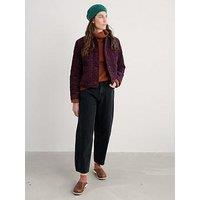 Seasalt Cornwall Incoming Tide Jacket - Dark Hellebore - Black