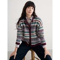 Seasalt Cornwall Copperhouse Cardigan - Float Sardine - Multi