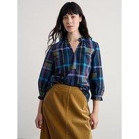 Seasalt Cornwall Aggie Top - Cherry Tree Teal - Multi