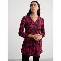 Seasalt Cornwall Peg Loom A-Line Jersey Tunic - Red