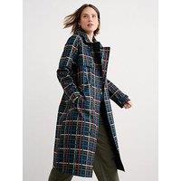 Seasalt Cornwall Penweathers Trench Coat - Blue