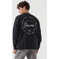 Only & Sons Connor Yosemite Crew Sweat - Black