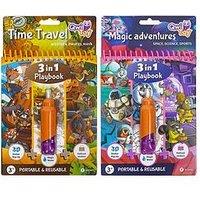 Qwitoys Time Travel & Magic Adventures 3 In 1 Playbook Twin Pack