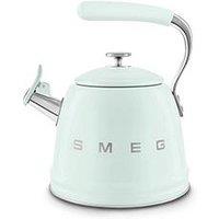 Smeg Whistling Kettle With Cool Touch Handle, 2.3L, Pastel Green