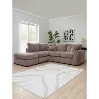 Very Home Carmen Left Hand Chaise With Footstool