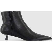 Office Alessia Kitten Heel Boots - Black