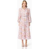 Elliatt Ines Midi Shirtdress - Purple