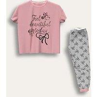 Brand Threads Ladies Minnie Mouse Pyjama Set - Multi