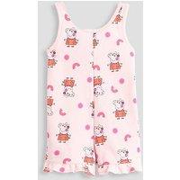 The Very Collection Peppa Pig Loopback Sweat Playsuit - Pink