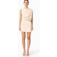 Elliatt Brigid Asymmetrical Mini Dress - Cream