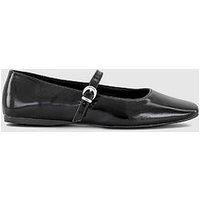 Office Flourish Mary Jane Ballerina - Black