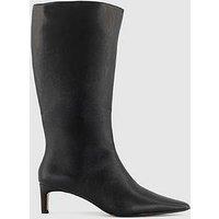 Office Karina Kitten Heel Knee Boot - Black