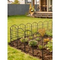 Living And Home 10Pcs Arches Garden Picket Fences