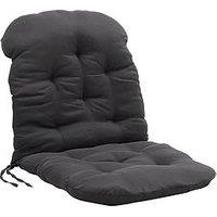 Living And Home Garden Seat Pad Dark Grey L 120 Cm X W 60 Cm