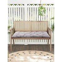 Living And Home Garden Seat Pad Light Grey L 120Cm X W 50Cm